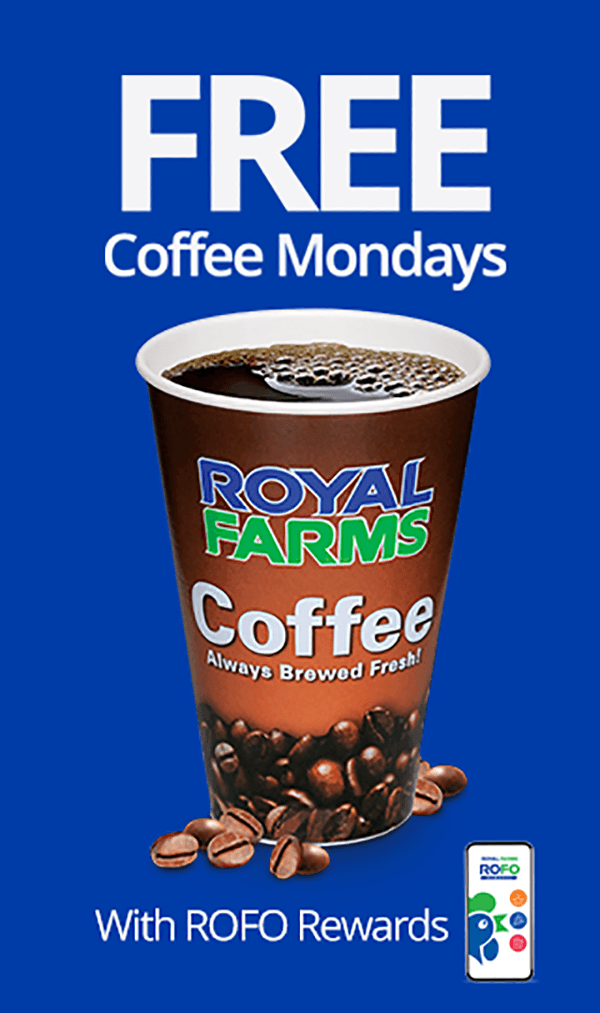 Royal Farms Promo – FRFEE Coffee Mndays